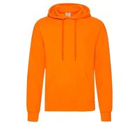 Fruit of the Loom Men's Classic Hoodie in Orange | Size: Medium Fruit Of The Loom Orange M