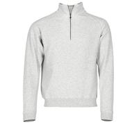 Fruit of the Loom Men's Zip Neck Sweat Sweatshirt, Grey (Heather Grey 123), Medium