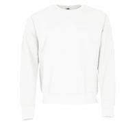 Fruit of the Loom Men's Classic Raglan Sweat Regular Fit Plain Classic Long Sleeve Jumper, White, Small (Manufacturer Size: S)