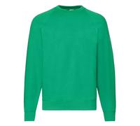 Fruit of the Loom Mens Classic Raglan Sweatshirt Casual Plain Round Neck Jumper