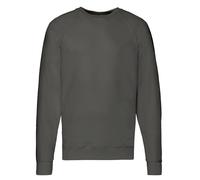 Fruit of the Loom Mens Classic Raglan Sweatshirt Casual Plain Round Neck Jumper