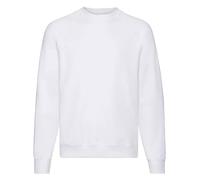 Fruit of the Loom Mens Classic Raglan Sweatshirt Casual Plain Round Neck Jumper