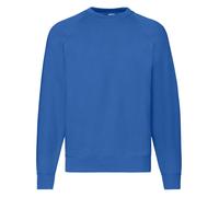 Fruit of the Loom Mens Classic Raglan Sweatshirt Casual Plain Round Neck Jumper
