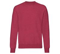 Fruit of the Loom Men's Classic Set-in Sweat Sweatshirt, Vintage Red, XL
