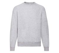 Fruit of the Loom Mens Classic Sweatshirt (Grey Heather) - Size 4XL