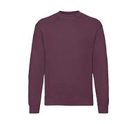 Fruit of the Loom Men's classic sweatshirt, Red - burgundy, L