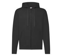 Mens Classic Zipped Hoodie - Black / 4XL