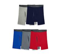 Fruit of the Loom Mens Coolzone Boxer Brief 5 Pack, Assorted, S
