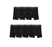 Fruit of the Loom Men's Boxer Briefs Coolzone – 7 Pack (Assorted Colors) – Black L UK