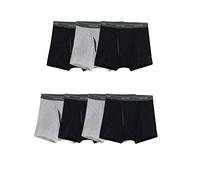 Fruit of the Loom Men's Coolzone Boxer Briefs, Moisture Wicking & Breathable, Assorted Color Multipacks, Short Leg-7 Pack-Black/Gray, L (Pack of 7)
