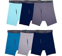 Fruit of the Loom Men's Coolzone Boxer Briefs, Moisture Wicking & Breathable, Multipacks, 6 Pack-Assorted Colors, XXL (Pack of 6)