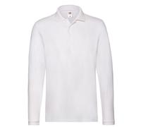 Fruit of the Loom Mens Cotton Pique Long-Sleeved Polo Shirt / N/A N/A RW9661