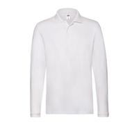 Fruit of the Loom Mens Cotton Pique Long-Sleeved Polo Shirt PC5709