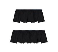 Fruit of the Loom Men's Cotton Stretch Boxer Briefs, 7 Pack-Black, L (Pack of 7)