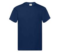 Fruit of the Loom Men's Cotton T-Shirt in Dark Navy | Size: Small Fruit Of The Loom Dark Navy S
