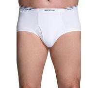 Fruit of the Loom Mens Cotton White Briefs 6 Pack, White, XXL