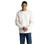 Fruit of the Loom Men's Crafted Comfort Fleece Crewneck Sweatshirts & Pullover Hoodies, Super Soft Cotton Blend, Sizes S-2x, Sweet Cream, XL