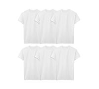 Fruit of the Loom Men's Crew-Neck T-Shirt Underwear, White-Tall Sizes, XL (Pack of 6)