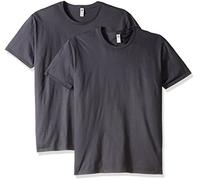 Fruit of the Loom Men's Crew T-Shirt (Pack of 2), Graphite, L