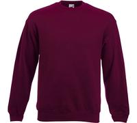Fruit of the Loom Mens Drop Shoulder Sweatshirt Burgundy XL