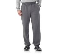 Fruit of the Loom Men's Elastic Bottom Sweatpant, Charcoal Heather, Large