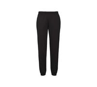 Fruit of the Loom Men's Elasticated Cuff Classic Jog Pants, Black, Medium
