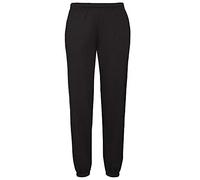 Fruit of the Loom Men's Elasticated Cuff Classic Jog Pants, Black, X-Large