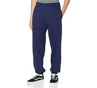Fruit of the Loom Men's Elasticated Cuff Classic Jog Pants, Navy, Large