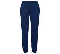 Fruit of the Loom Men's Elasticated Cuff Jog Pants / Jogging Bottoms in Navy | Size: 2XL Fruit Of The Loom Navy 2XL
