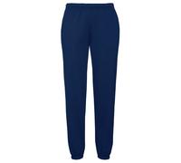 Fruit of the Loom Men's Elasticated Cuff Jog Pants / Jogging Bottoms in Navy | Size: Small Fruit Of The Loom Navy S