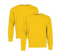 Fruit of the Loom Men's Eversoft Cotton Long Sleeve T Shirts, Breathable & Moisture Wicking with Odor Control T-Shirt | Sweatshirt for men and women, cotton/polyester mix, crew neck, classic fit + free MyShirt fabric bag