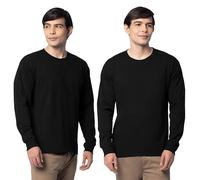 Fruit of the Loom Men's Eversoft Cotton Long Sleeve T Shirts, Breathable & Moisture Wicking with Odor Control T-Shirt | Sweatshirt for men and women, cotton/polyester mix, crew neck, classic fit + free MyShirt fabric bag