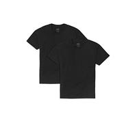 Fruit of the Loom Men's Eversoft Cotton Short Sleeve Pocket T-Shirts, Breathable & Tag Free, 2 Pack-Black, XXXXL (Pack of 2)