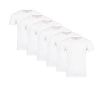 Fruit of The Loom Men's Eversoft Cotton Stay Tucked Crew T-Shirt Undershirt (Pack of 6), S