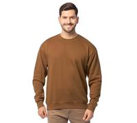 Fruit of the Loom Men's Eversoft Fleece Crewneck Sweatshirts, Moisture Wicking & Breathable, Sizes S-4x, Golden Pecan, 4XL