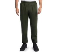 Fruit of the Loom Men's Eversoft Fleece Elastic Bottom Sweatpants with Pockets, Relaxed Fit, Moisture Wicking, Breathable, Duffle Bag Green, XXXXL