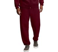 Fruit of the Loom Men's Eversoft Fleece Elastic Bottom Sweatpants with Pockets Relaxed Fit Moisture Wicking Breathable Maroon XX-Large