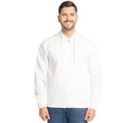 Fruit of the Loom Men's Eversoft Fleece Sweatshirts & Hoodies Shirt, Full Zip-White, Large