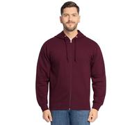 Fruit of the Loom Men's Eversoft Fleece Sweatshirts & Hoodies Shirt, Full Zip-Maroon, S