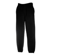 Fruit of the Loom - Men's Jogging Bottoms, 1 x Black Elastic + 1 x Hl Kauf Notepad, L
