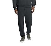 Fruit of the Loom Men's Eversoft Fleece Sweatpants, Elastic Bottom-Black Heather, Medium