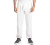 Fruit of the Loom Men's Eversoft Fleece Sweatpants Track Pants, Elastic Bottom White, S