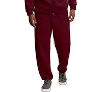 Fruit of the Loom Men's Eversoft Fleece Sweatpants Track Pants, Elasticated Bottom-Maroon, 4XL