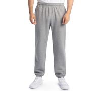 Fruit of the Loom Men's Eversoft Fleece Sweatpants Tracksuit Bottoms, Grey Heather, XXXL