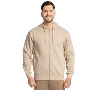 Fruit of the Loom Men's Eversoft Fleece Sweatshirts & Hoodies, Full Zip-Khaki Heather, X-Large