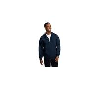 Fruit of the Loom Men's Eversoft Fleece Sweatshirts & Hoodies Moisture Wicking & Breathable Sizes S-4X Full Zip-Navy XX-Large Big