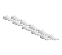 Fruit of the Loom Men's Everyday Soft Socks Value, Show-White (10 Pack), 4.5-12 UK (Pack of 10)