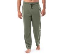 Fruit of the Loom Men's Extended Sizes Jersey Knit Sleep Pant (1 & 2 Packs), Dark Green, XL