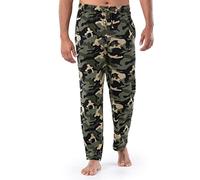 Fruit of the Loom Men's Extended Sizes Jersey Knit Sleep Pant, Camo, XL Tall