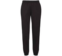 Fruit of the Loom Men's Fruit Of Loom Classic 80 20 Elasticated Sweatpants in Black | Size: 2XL Fruit Of The Loom Black 2XL